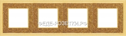 FEDE Crystal De Luxe Art Золото Рамка 4-ая FD01294