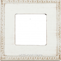 FEDE Toledo White decape Рамка 1-ая (FD01211BD) FD