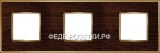 FEDE Vintage Wood Светлое золото / Дерево венге Рамка 3-я WENGE- Bright Gold (Oro Brillo)
