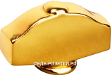 FEDE Светлое золото Овал фигурный поворотная ручка Bright Gold (Oro Brillo)