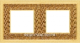 FEDE Crystal De Luxe Art Красное золото Рамка 2-я Real Gold (Oro Rojo)