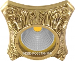 FEDE Pisa Светлое золото Круглый точечный светильник из латуни Bright Gold (Oro Brillo)