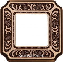 FEDE TOSCANA Siena BRIGHT PATINA(Патина) Рамка 1-я