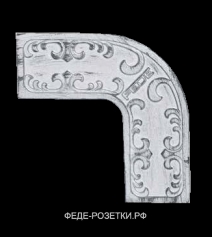 FEDE Nueva Roma Surface Античное серебро Угол Antique Silver (Plata Antigua)