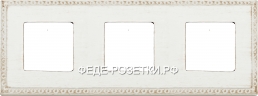 FEDE Toledo White decape Рамка 3-ая (FD01213BD) FD