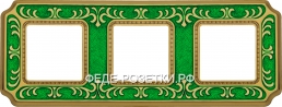 FEDE Siena Изумрудно-зеленый Рамка 3-я Emerald Green (Verde Esmeralda)